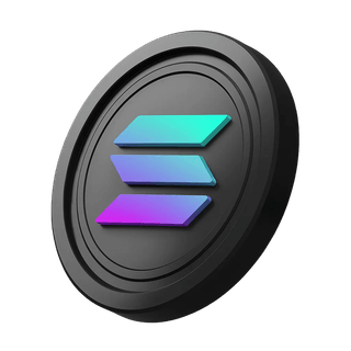SOL coin placed at the edge of the hero banner section