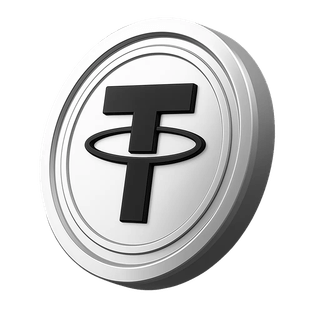 Tether USDT crypto coin displayed in an investor trust building section
